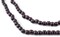 The Bead Chest Natural 5mm Wooden Beads in Brown - Dark for Jewelry Making – Round Loose Wood Spacer Beads I Approximately 90 Beads